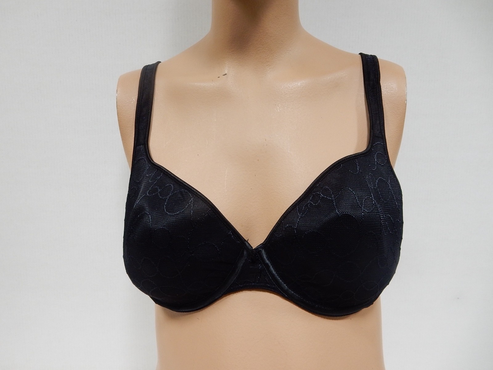 BALI LIGHT EFFECTS BRA BLACK 36-C *BUYER GETS 1 BRA* NEW