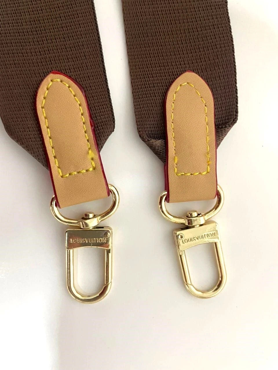 Louis Vuitton Shoulder Strap Adjustable Crossbody Shoulder Replacement Brown