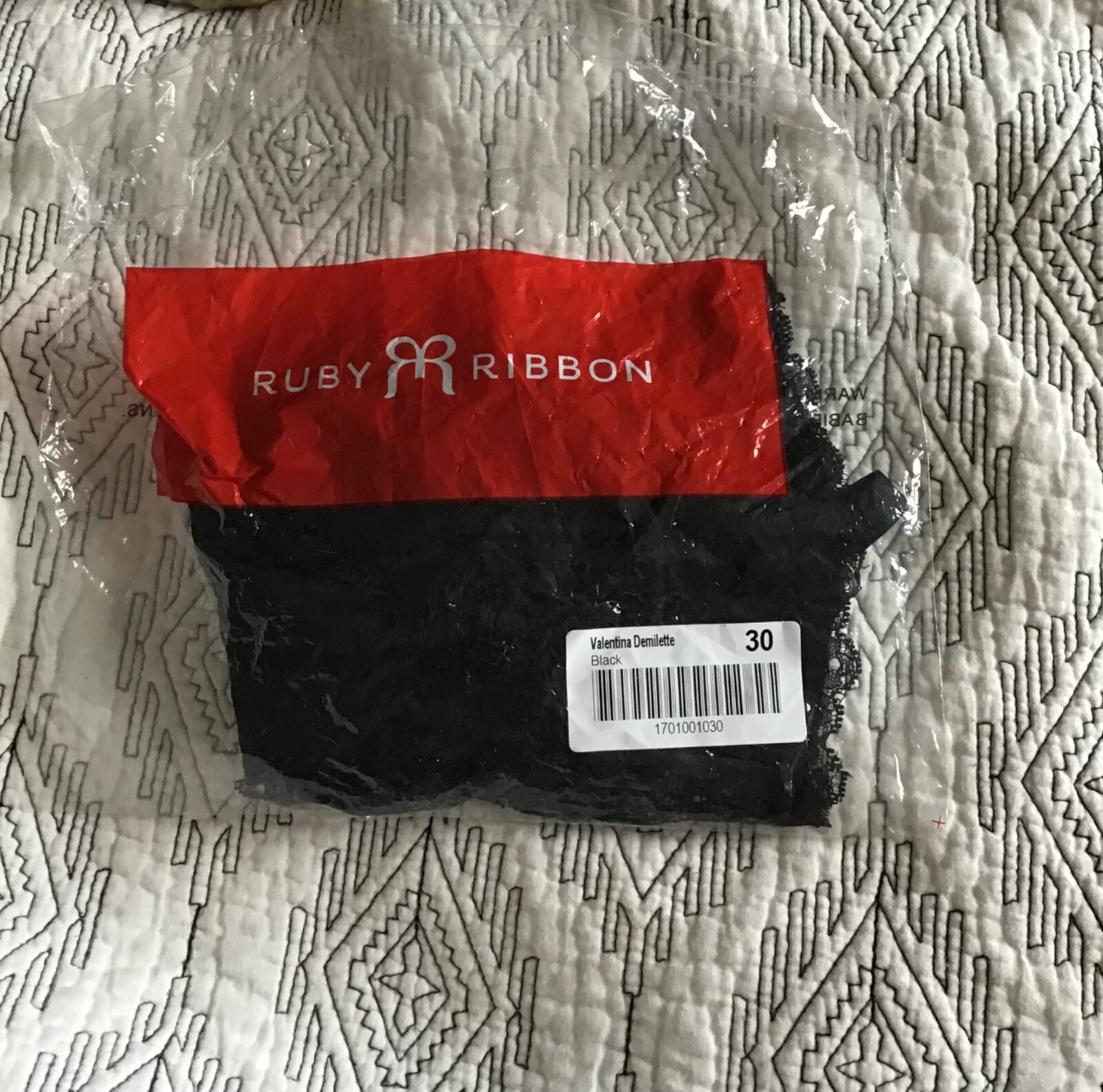 RUBY RIBBON VALENTINA DEMIETTE #1701 NEW