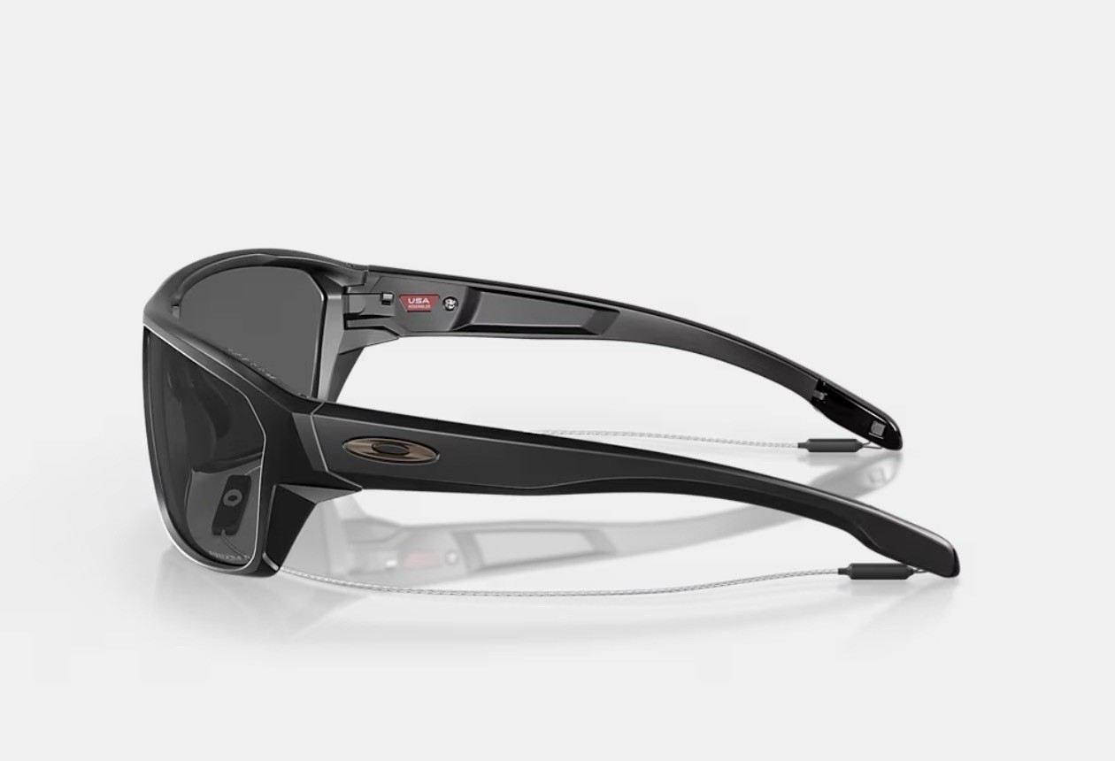 Oakley Split Shot Classic Matte Black Prizm Black Polarized Sunglasses 64mm
