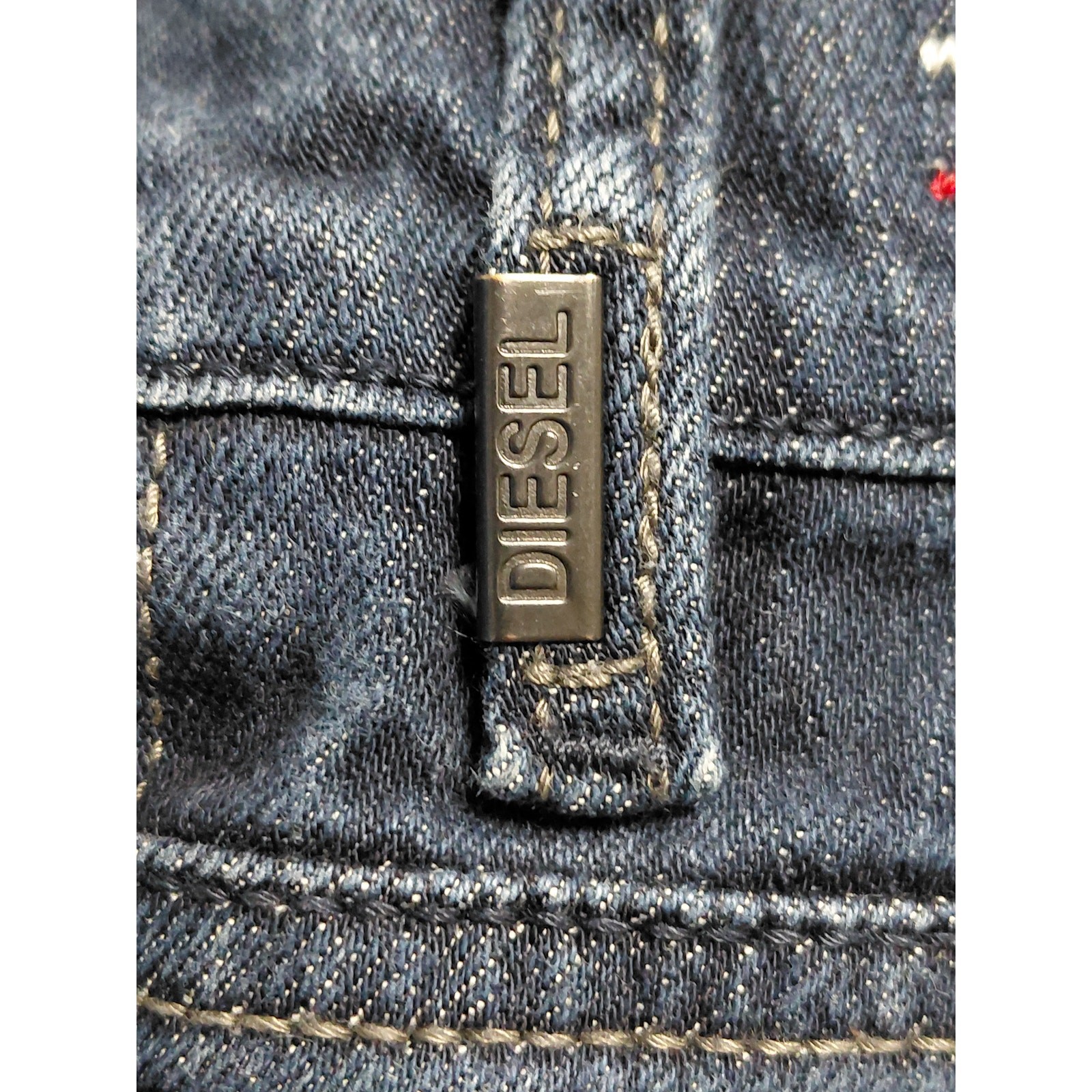 Diesel LIV Industry Dark Wash Jeans Mid (10-12 in) Regular Denim Women Size 28