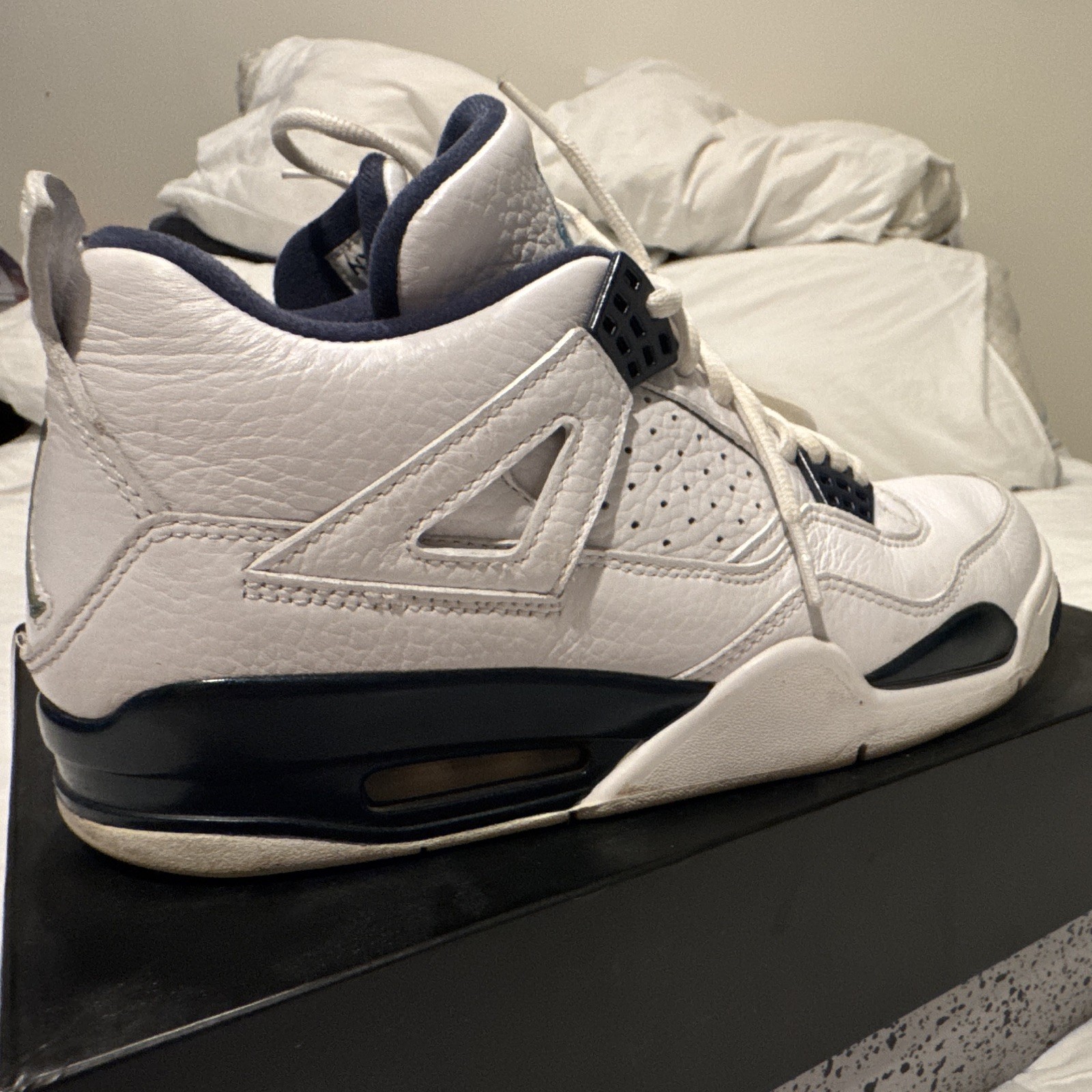Jordan Air Jordan 4 Retro LS Columbia White/Midnight Navy/Legend Blue 314254-107