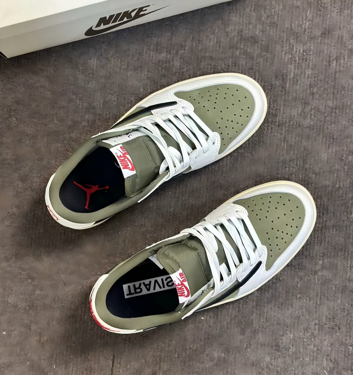 Travis Scott x Air Jordan 1 Low OG “Medium Olive” DM7866-20 Men’s Shoes