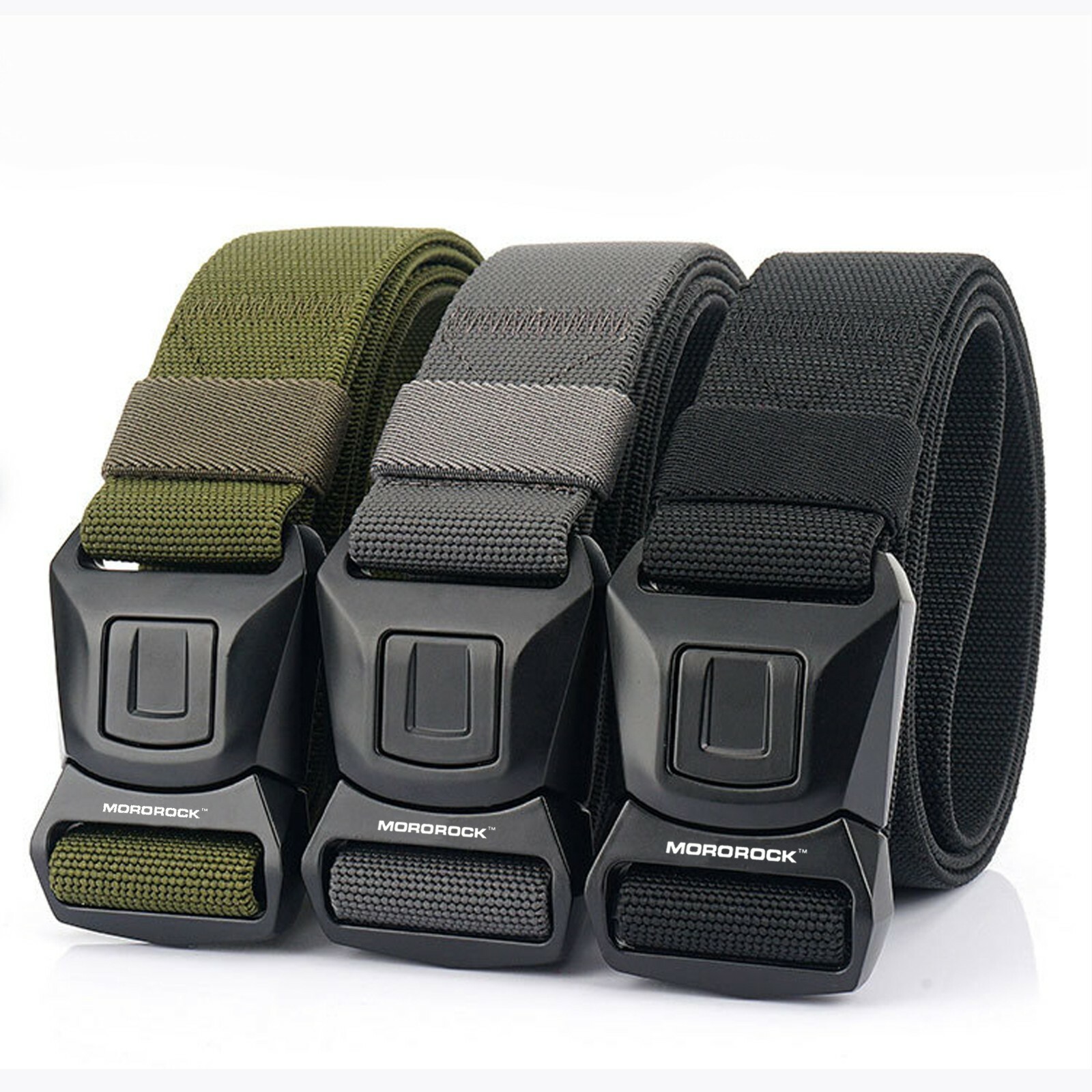Quick Release Buckle Survival Army Military Belt Strap Tactical Rigger Waistband