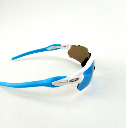 NEW Oakley Radar EV Patn Sunglasses White Frame Blue Prizm Lenses OO9208