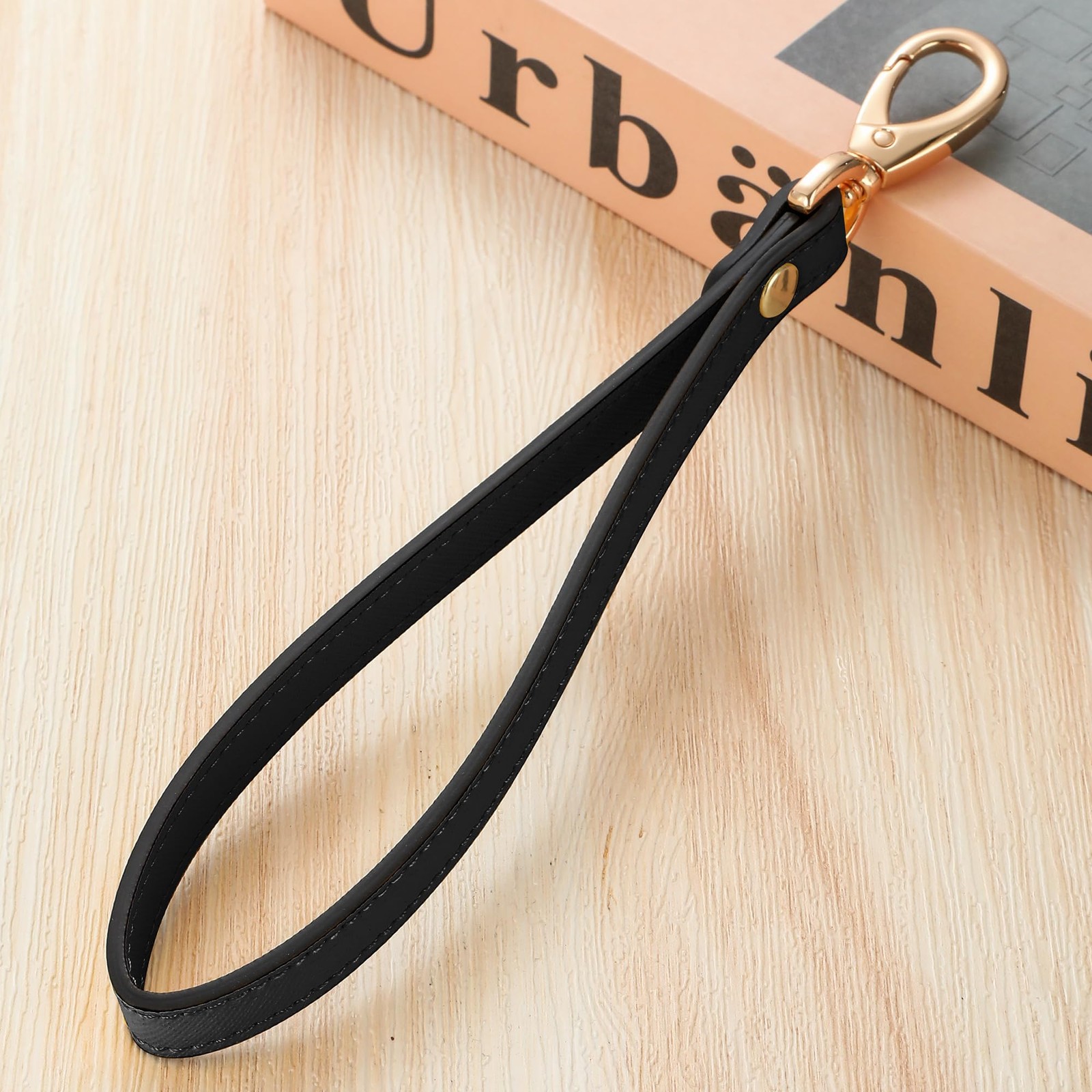 Wristlet Strap, Leather Wrist Lanyard Hand Strap Replacement for Purse Clutch…