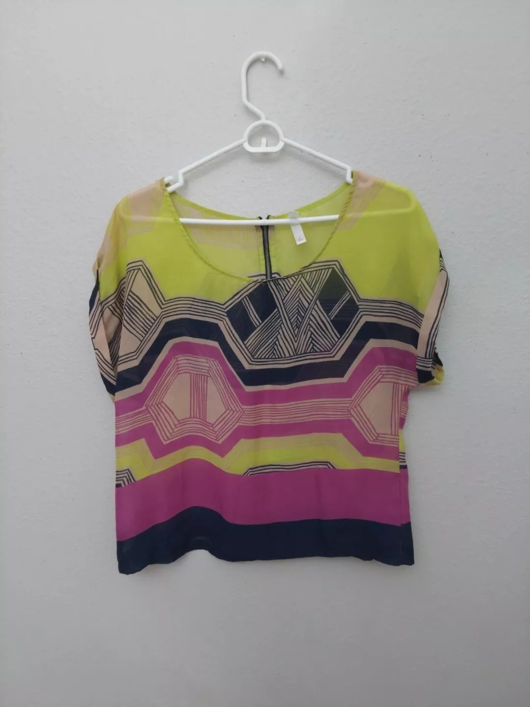 Xhilaration sheer blouse womens