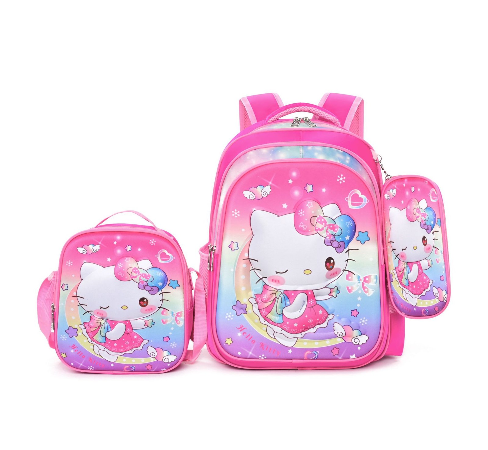 Cartoon Sofia- &KITTYThe First School Bag Backpack For Kids Girls/boys Lunch Bag