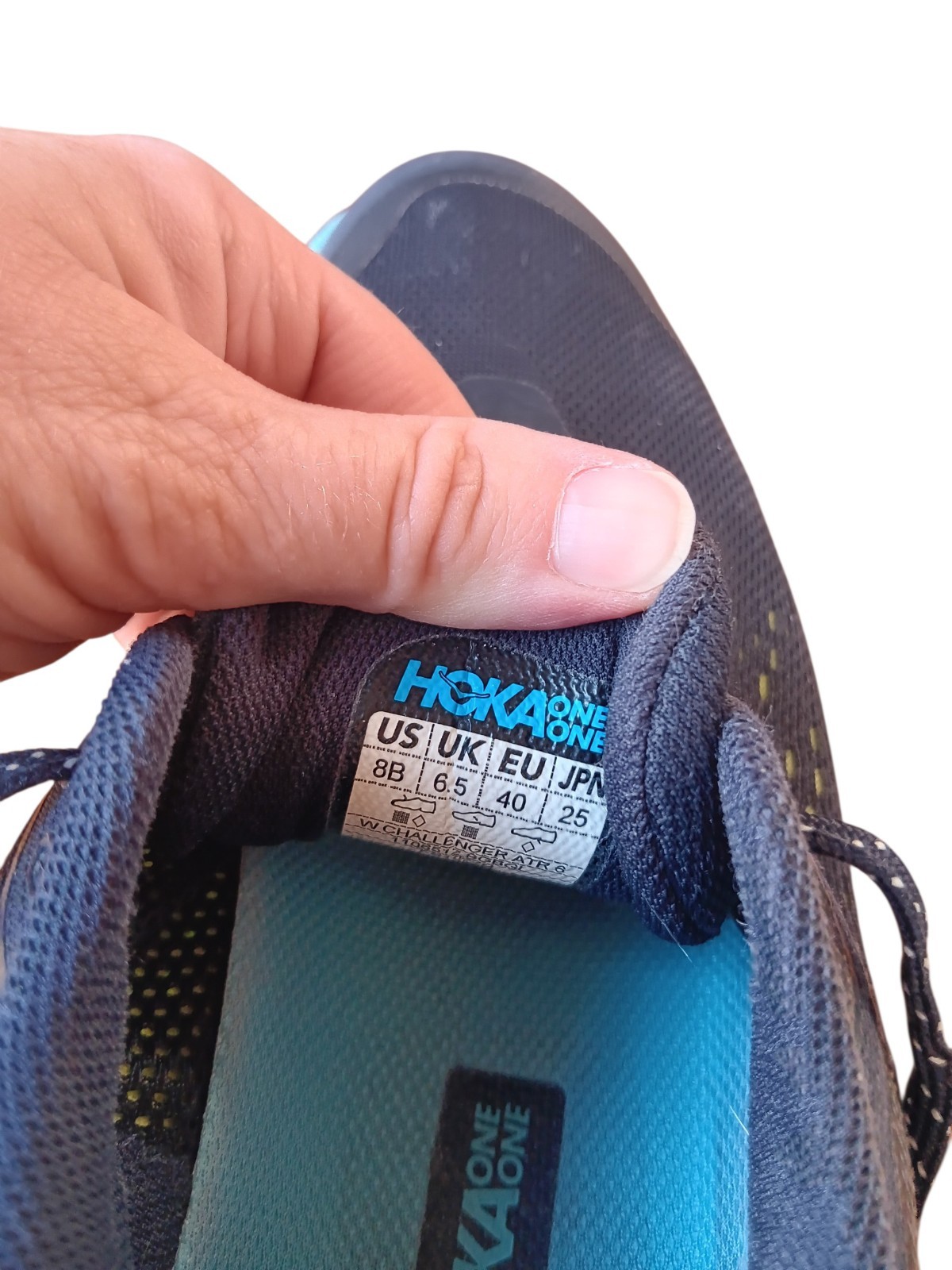 Size 8 – Hoka One One HOKA Challenger ATR 6 Blue Graphite Blue Glass