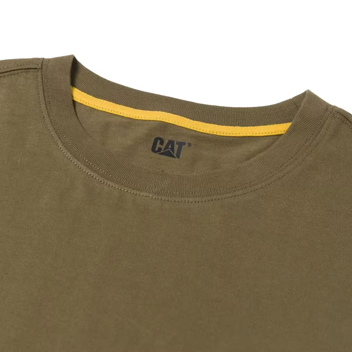 Caterpillar Men Trademark Banner Long Sleeve Tee Apparel Accessories Cotton