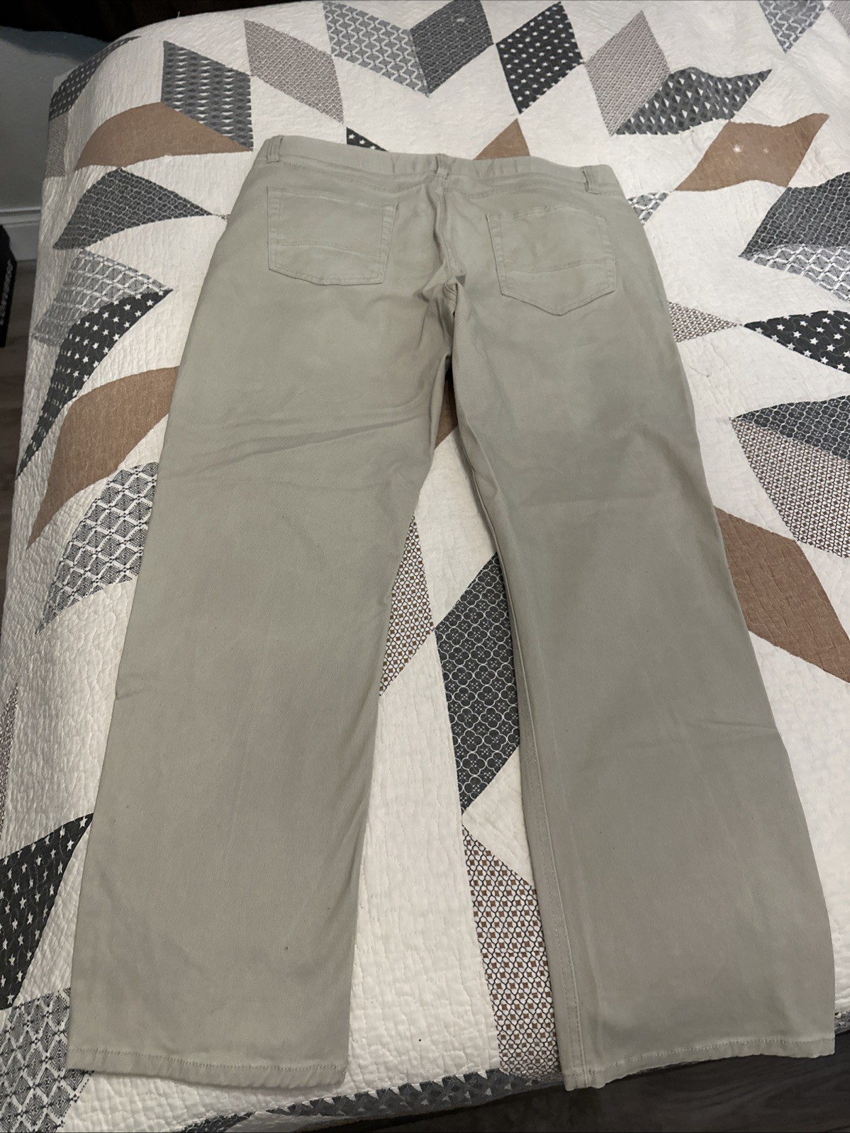 Iron Co. Men’s Patriot Stretch Pants 36×30 Hay Khaki Classic Comfort Straight
