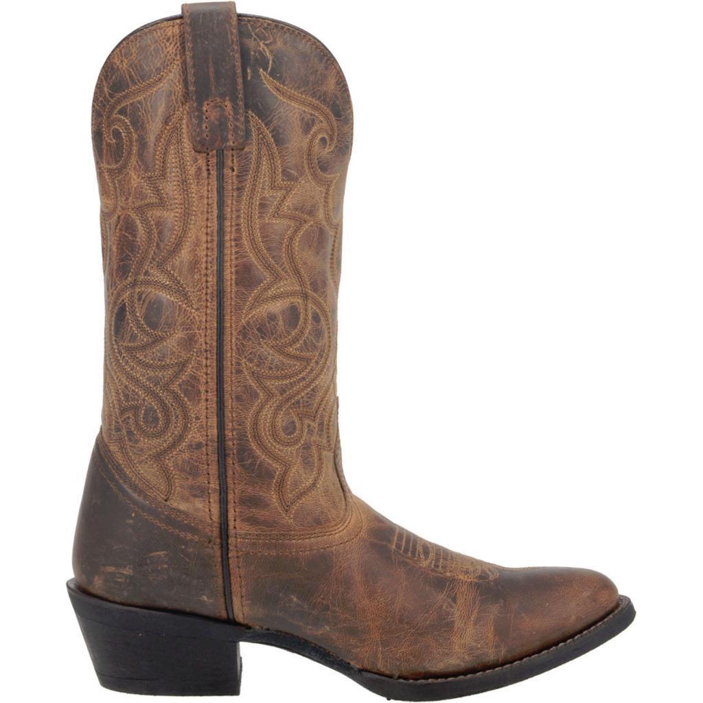 LAREDO MADDIE 11″ TAN DISTRESED WOMEN’S LEATHER WESTERN BOOTS 51112 NEW NIB