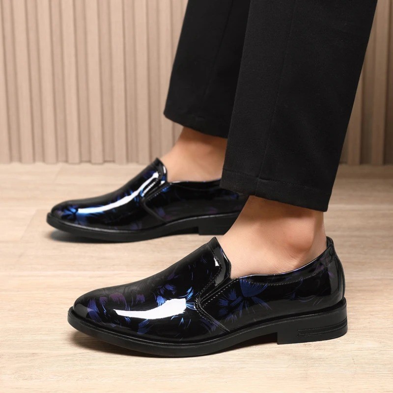 Fashion Men’s Leather Oxford Dress Shoes Luxury Business Wedding Office Shoes