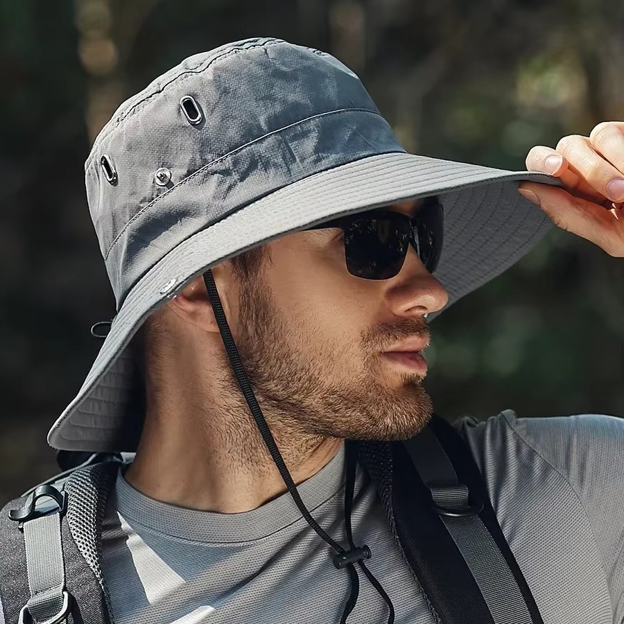 UV Protective Sun Hat- Breathable Wide Brim for Men/Women,Summer Fishing&Camping