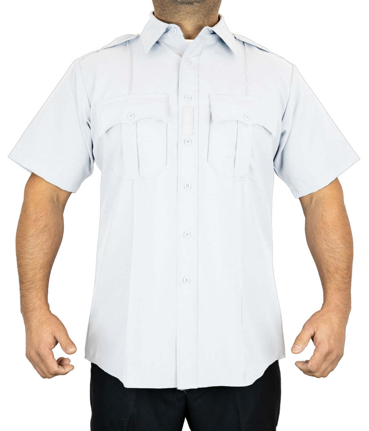 100% Polyester 4 Pocket Hidden Zipper Uniform Shirt Law Enforcement BDU Zipper