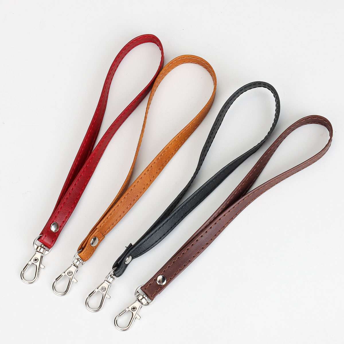US Leather Buckle Wrist Strap Replacement Hand Free Wristlet for Purse Wallets