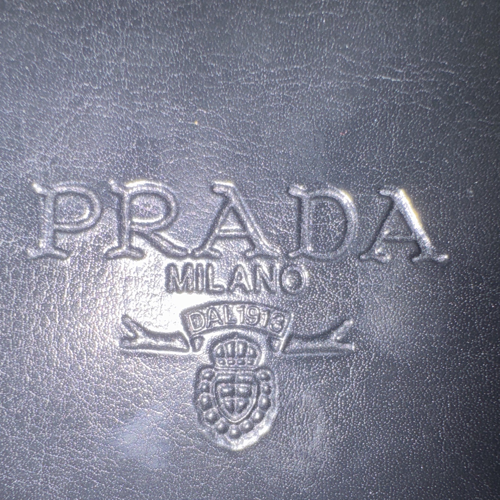 PRADA Black Top Handle Bag Zip Closure Silver Hardware Logo Pockets Lined
