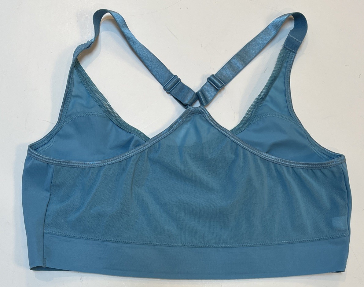 Ruby Ribbon Heritage Sheer Demiette Bra Size 36 Blue Mesh Trim Style #1787
