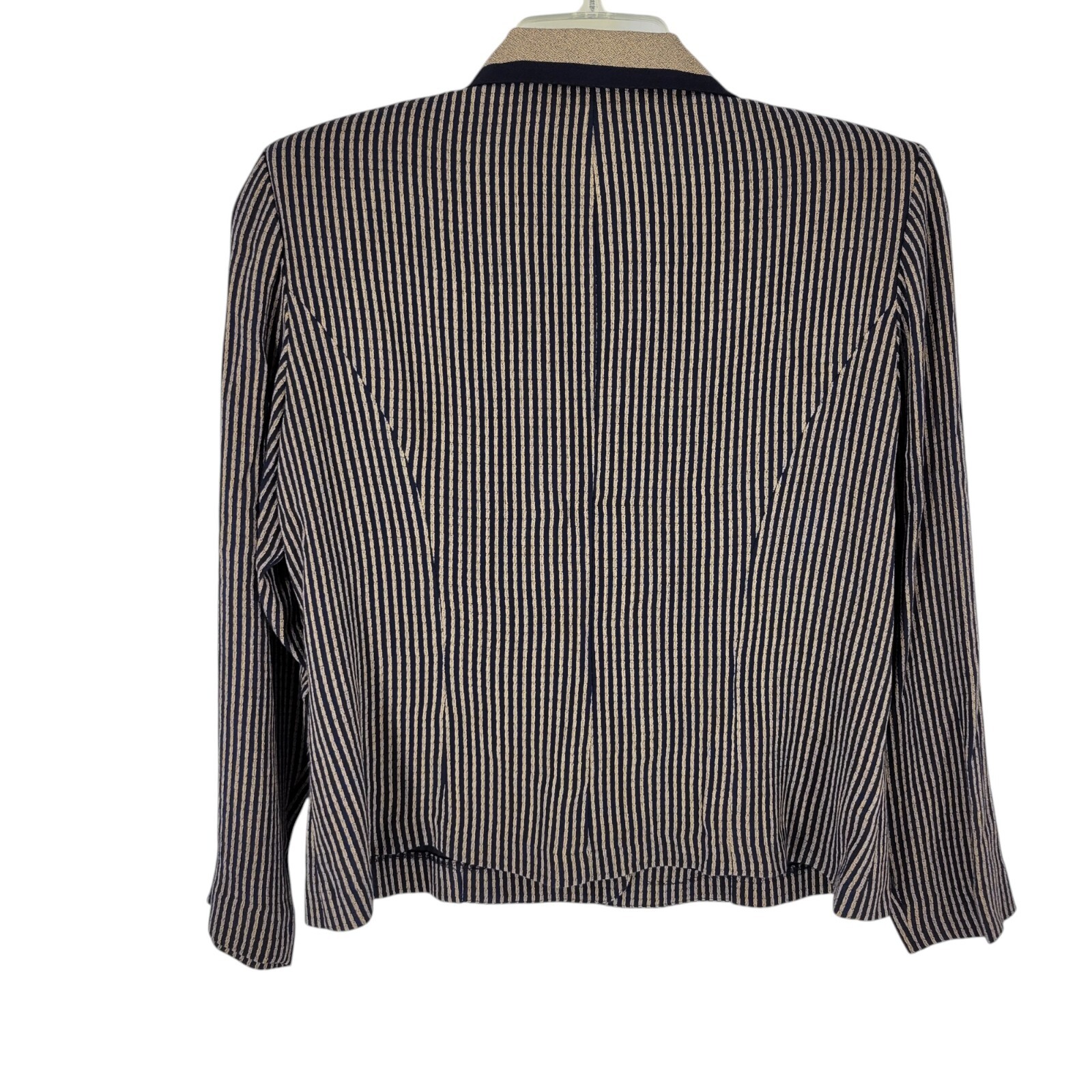 VTG 80s 90s Striped Blazer Power Suit P12 executivecore Retro Secretary Office