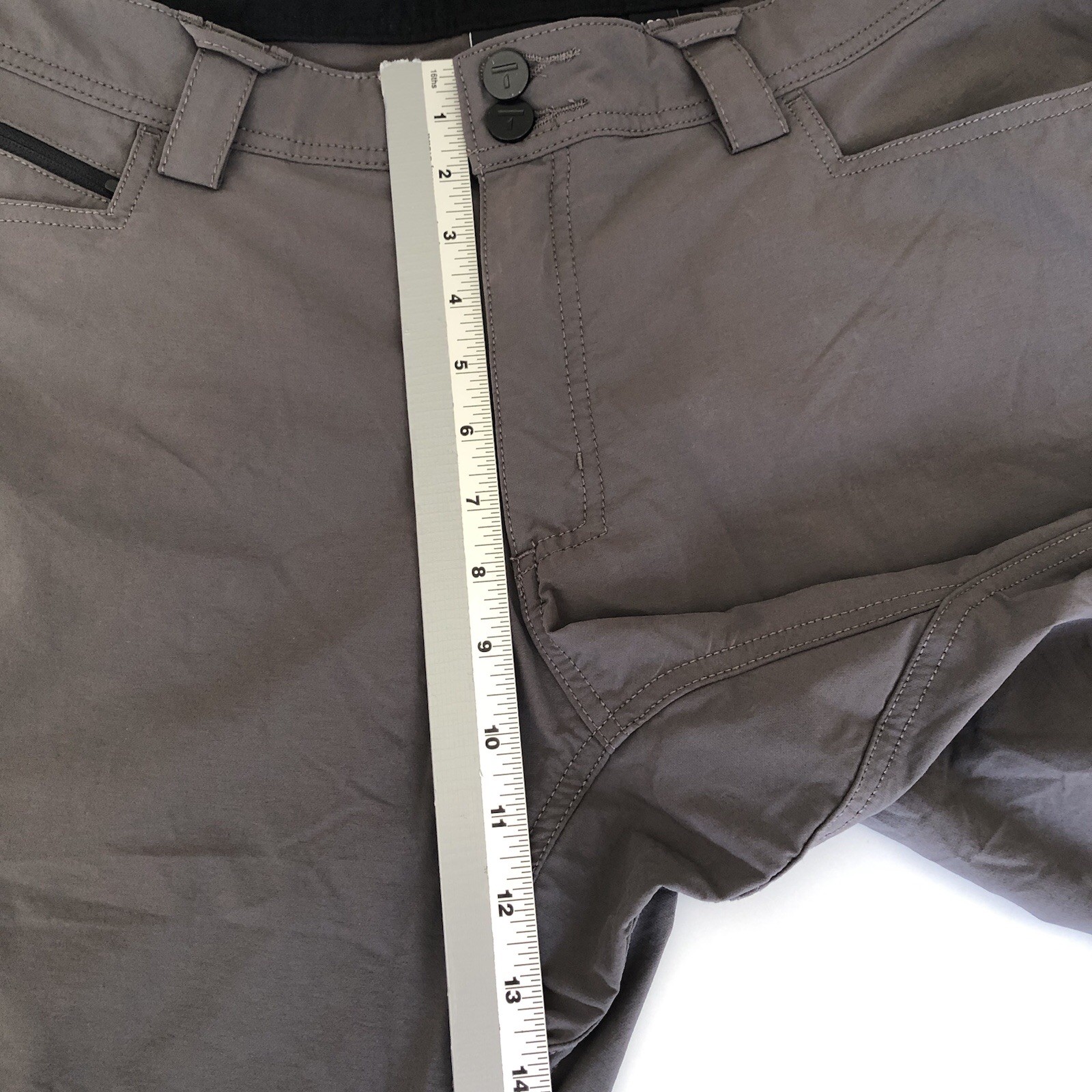 TRUEWERK T1 Werkshorts Mens Size 36 Gray Cargo Shorts Utility Work Outdoor