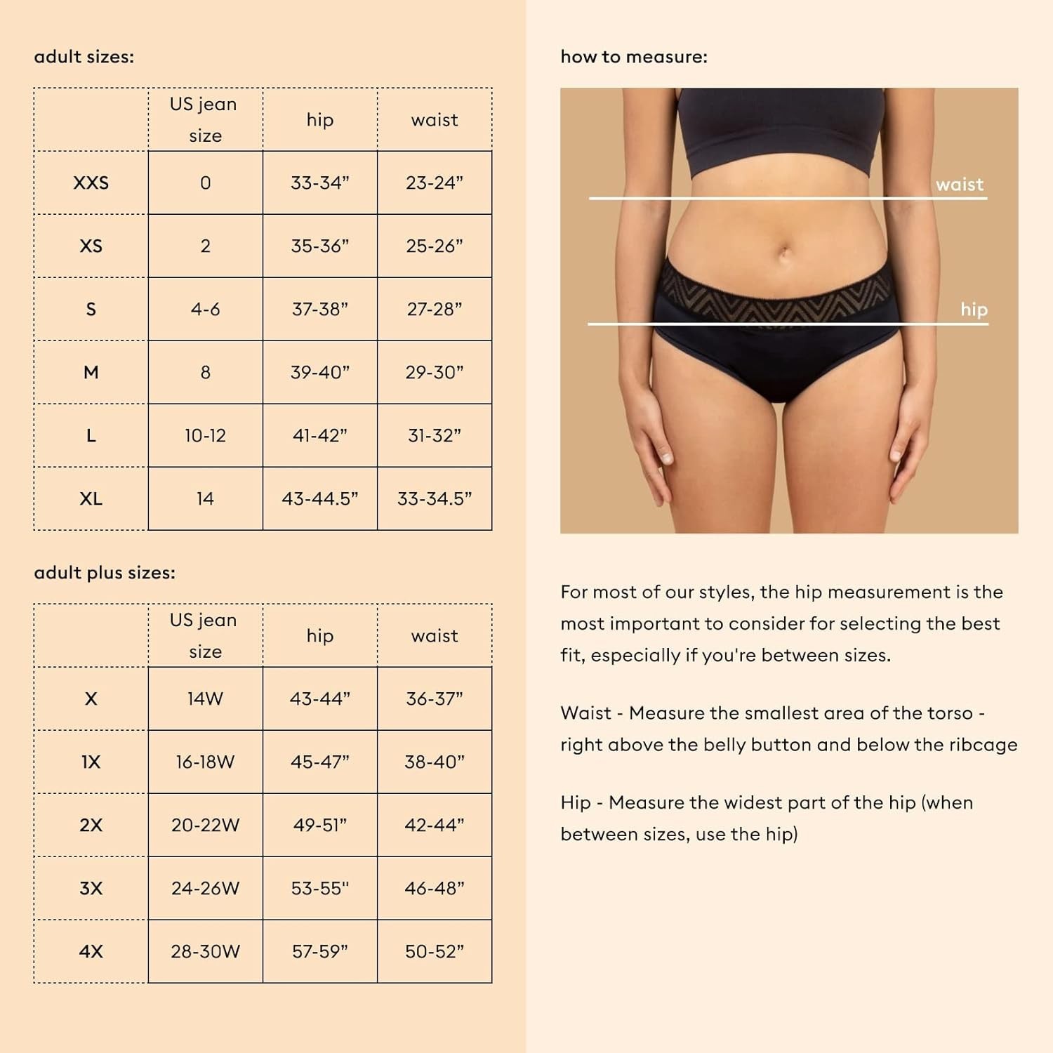 NEW Thinx Air 4-PACK Black Bikini Period Panties Underwear 2XL Moderate