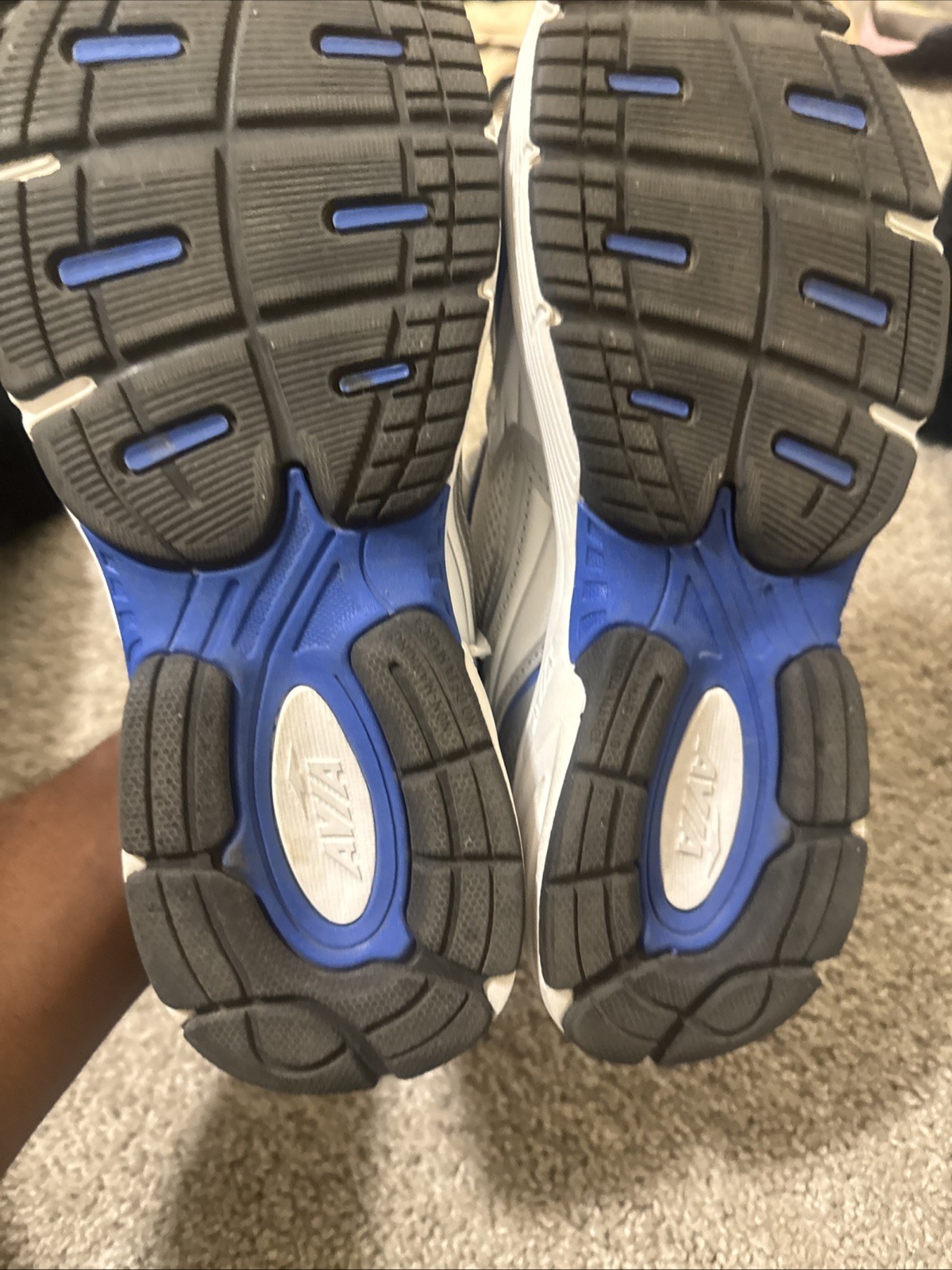 Avia 5000 Women’s Shoes Size 6.5 Breathable,Blue/White