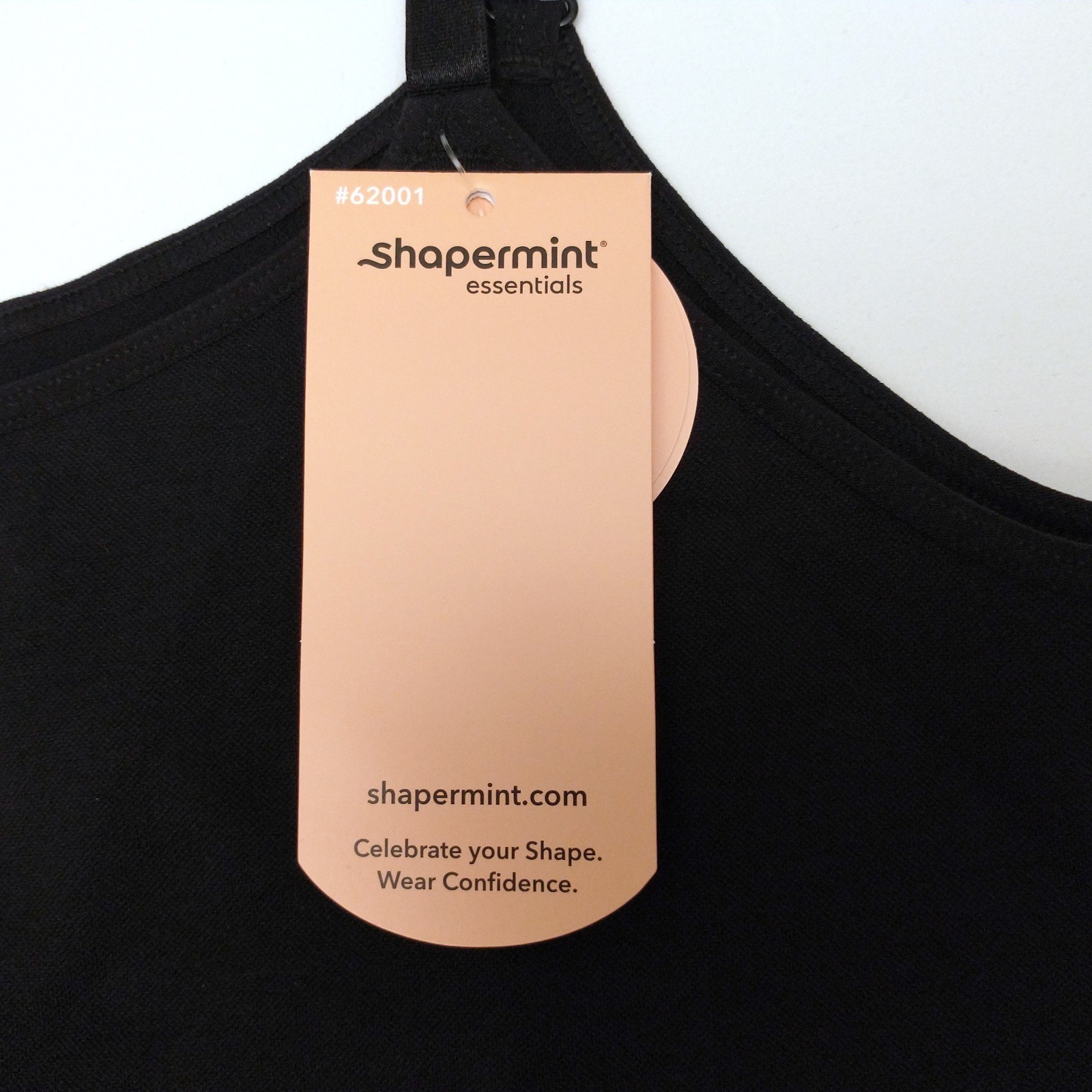Shapermint Essentials Women’s All Day Every Day Scoop Neck Cami Black 3XL NEW