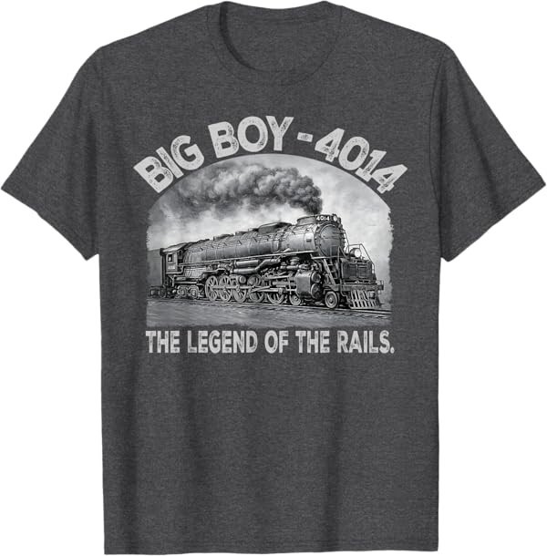 Big Boy 4014 Steam Engine Locomotive Train Vintage Railroad T-Shirt