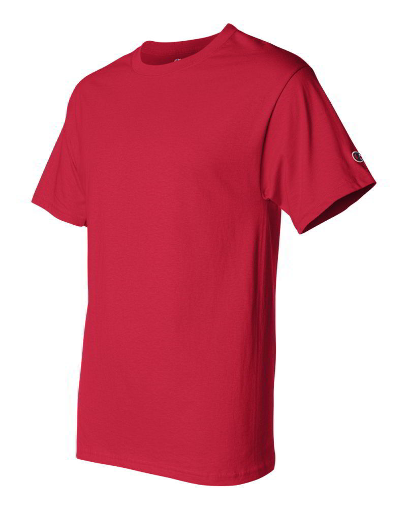 Champion Sports Mens Size S M L XL XXL 3XL 100% Cotton Tagless Tee T-Shirt