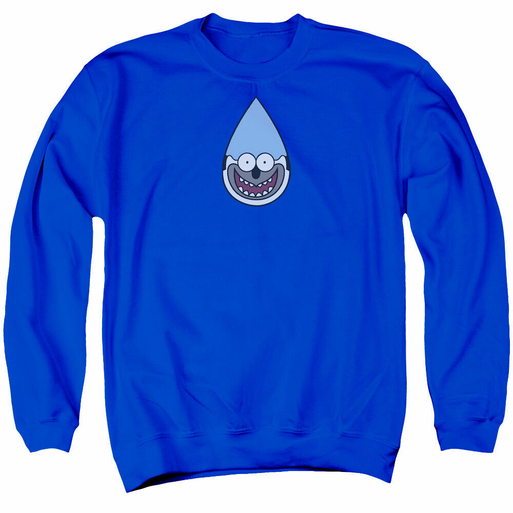 THE REGULAR SHOW MORDECAI Licensed Adult Hooded and Crewneck Sweatshirt SM-3XL