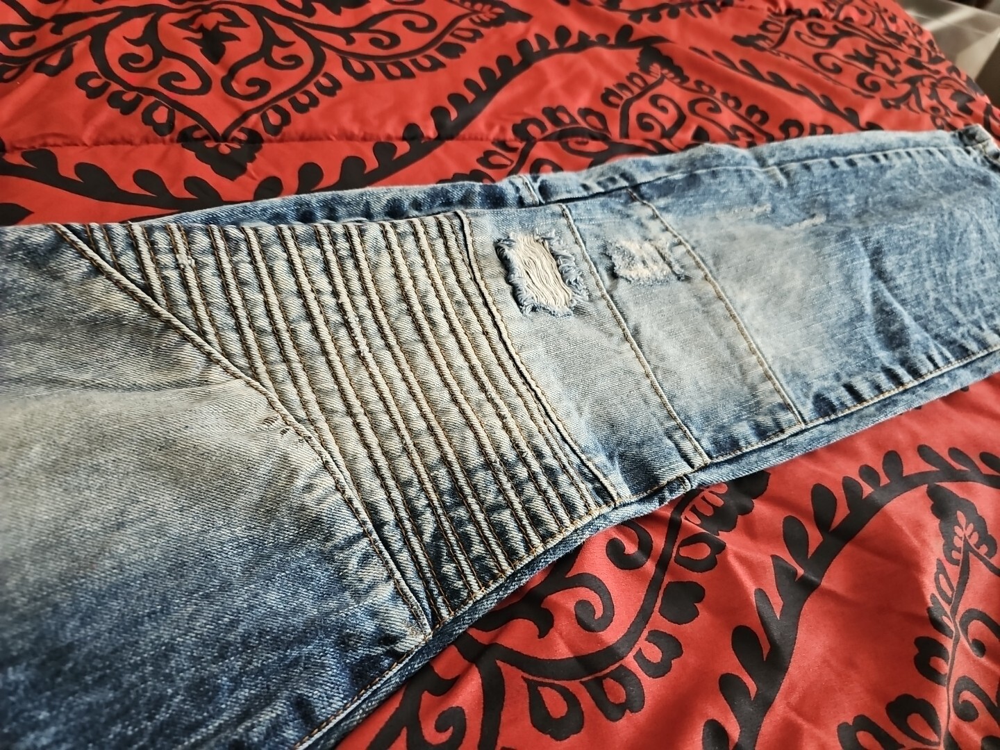 Southpole 34 X 32 Embroidered Front Jeans Fast Shipping Returns Accepted