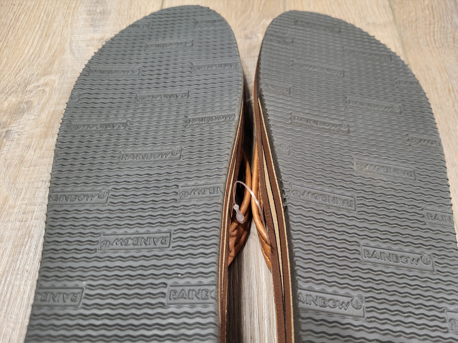 RAINBOW Thong Sandals Double Layer Redwood Womens XL 8.5-9.5 302ALLN Leather $74