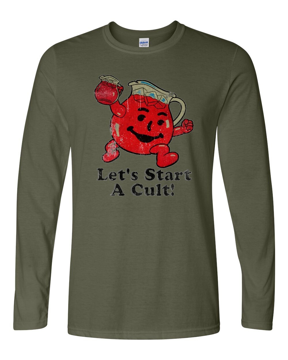 Let’s Start a Cult! – Adult Humor – Kool-Aid – Oh Yeah! – Unisex Long Sleeve Tee