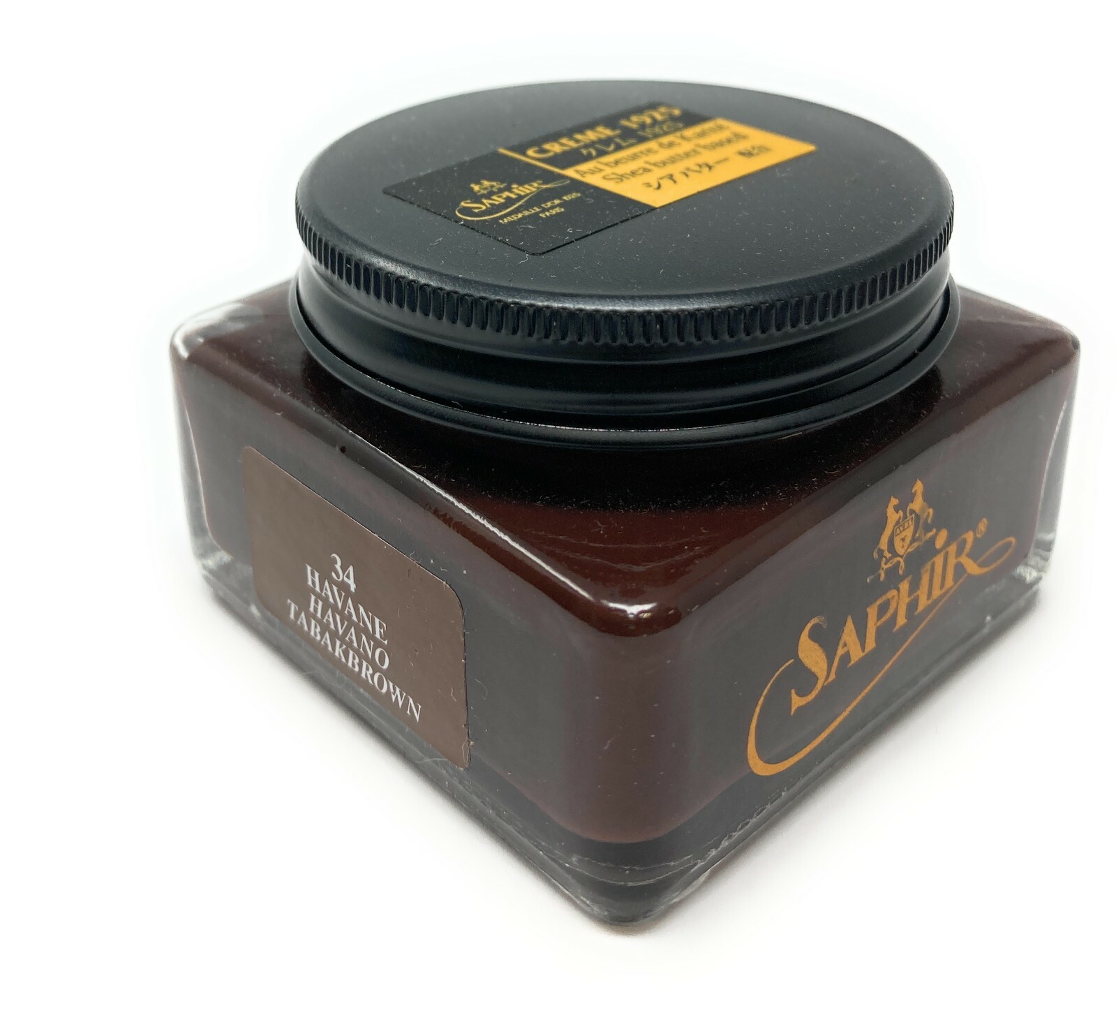Tobacco Brown Saphir Medaille d’Or Pommadier Shoe Cream – Made in France