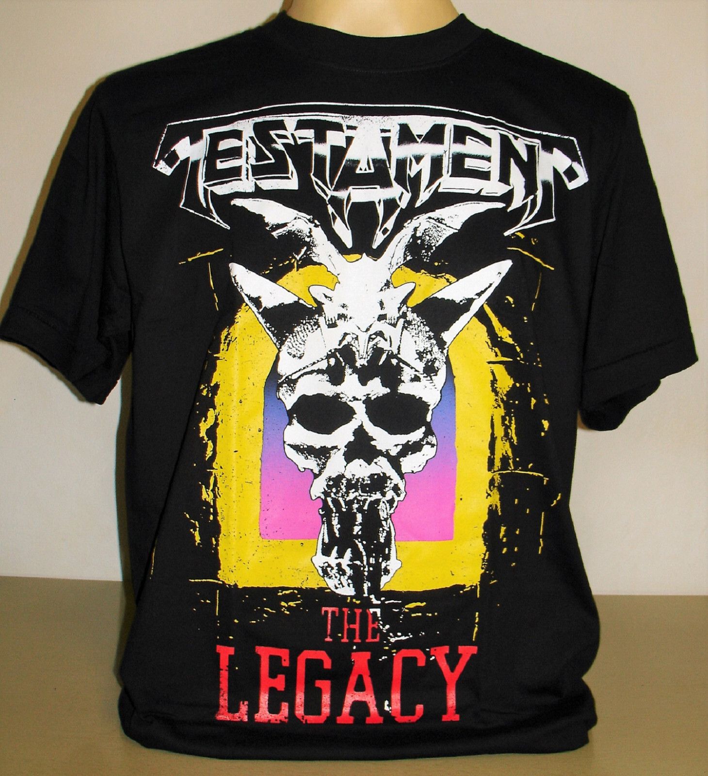 Testament The Legacy T-Shirt Size S M L XL 2XL 3XL Thrash Metal Band XXL XXXL