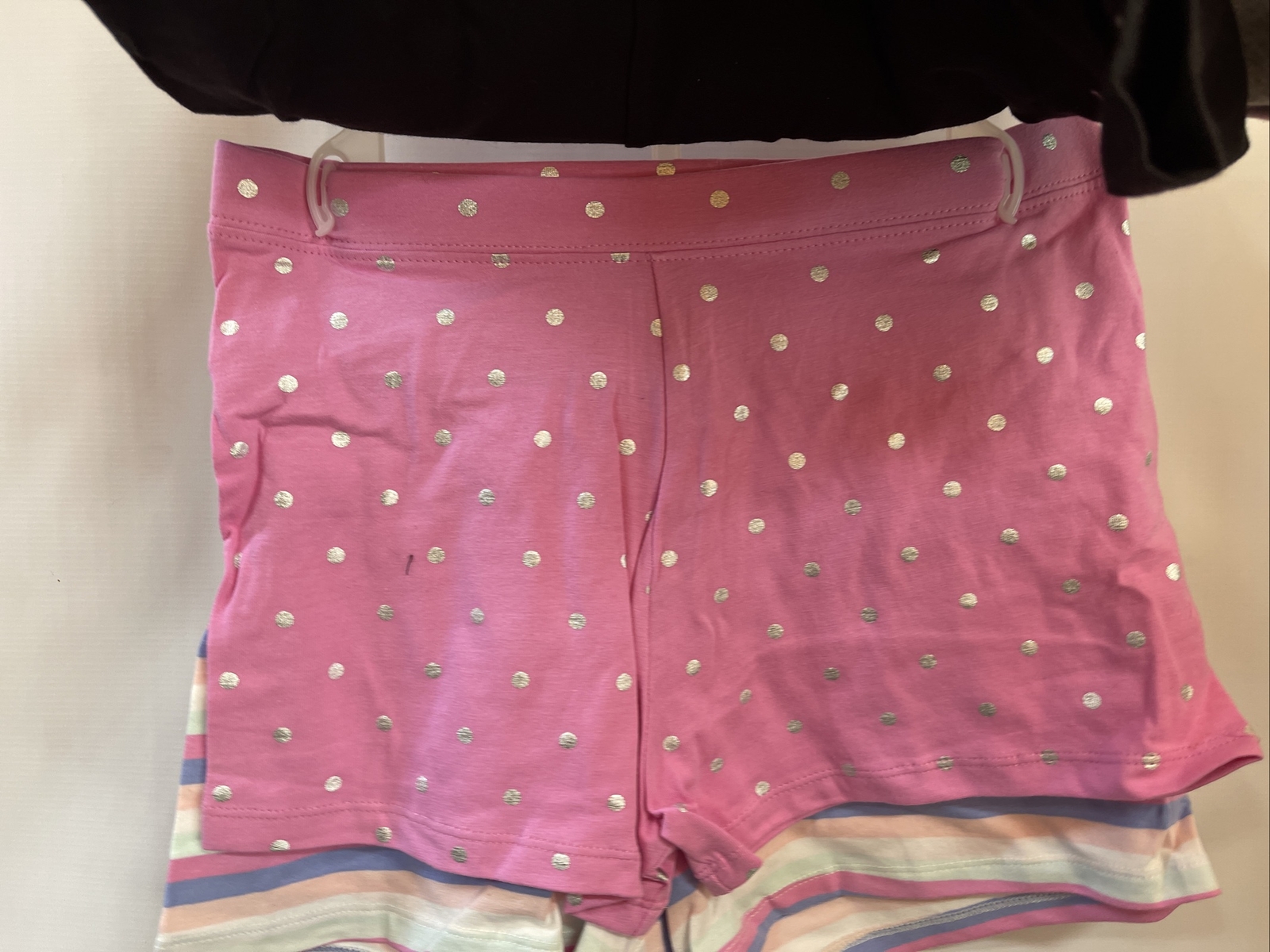 Member’s Mark 4 Pack of Girls Cart Wheel Shorts Size 14/16 Mixed Colors Stretch
