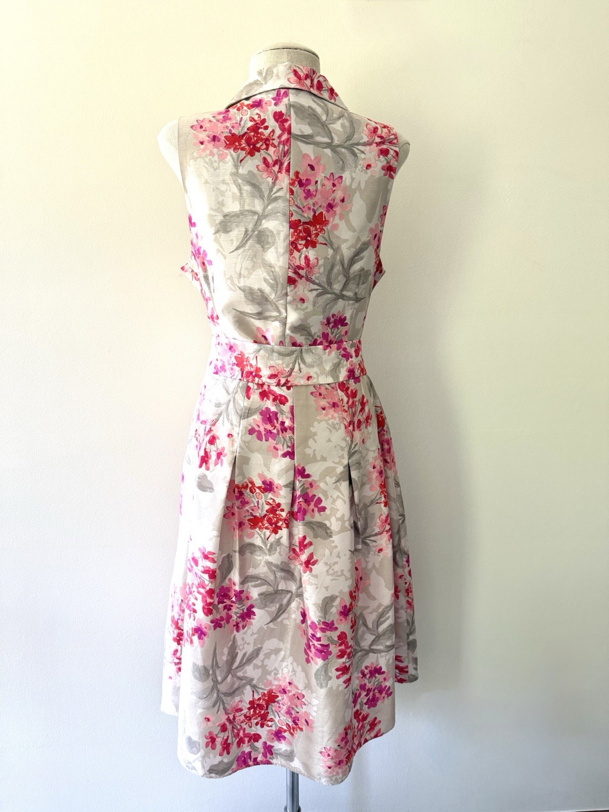 Jessica Howard Floral Fit & Flare Faux Wrap Dress 14 Cocktail Wedding Guest