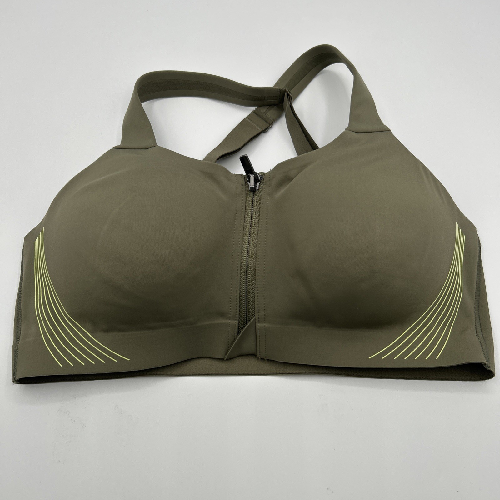 Victoria’s Secret VSX Knockout 2.0 Front-Close Sports Bra Olive Green Pick Size