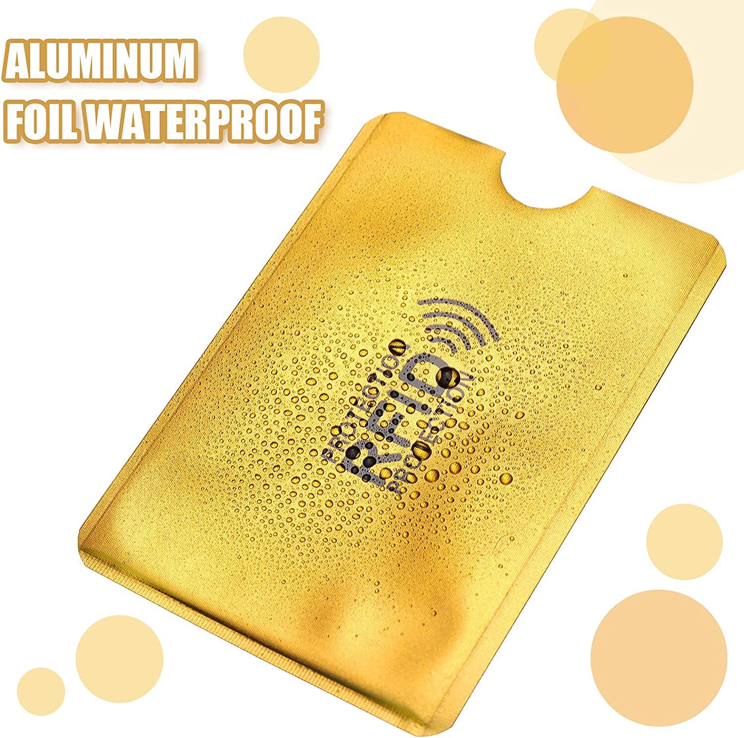 10RFID Blocking Sleeve Credit Card Protector Anti Theft Safety Shield Case Cover