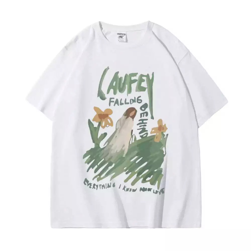 Laufey Falling Behind Many Colors Cotton T Shirt Full Size S-5XL