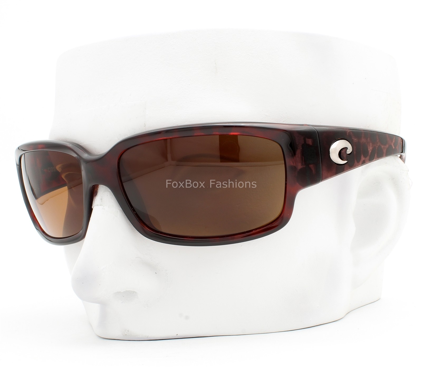Costa Del Mar Caballito Sunglasses Gloss Tortoise Copper Polarized Plastic 580P