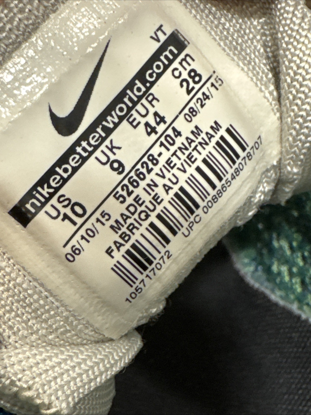 Nike Flyknit Racer Tranquil Teal Blue White 526628-810 Shoes Racer Men’s Size 10