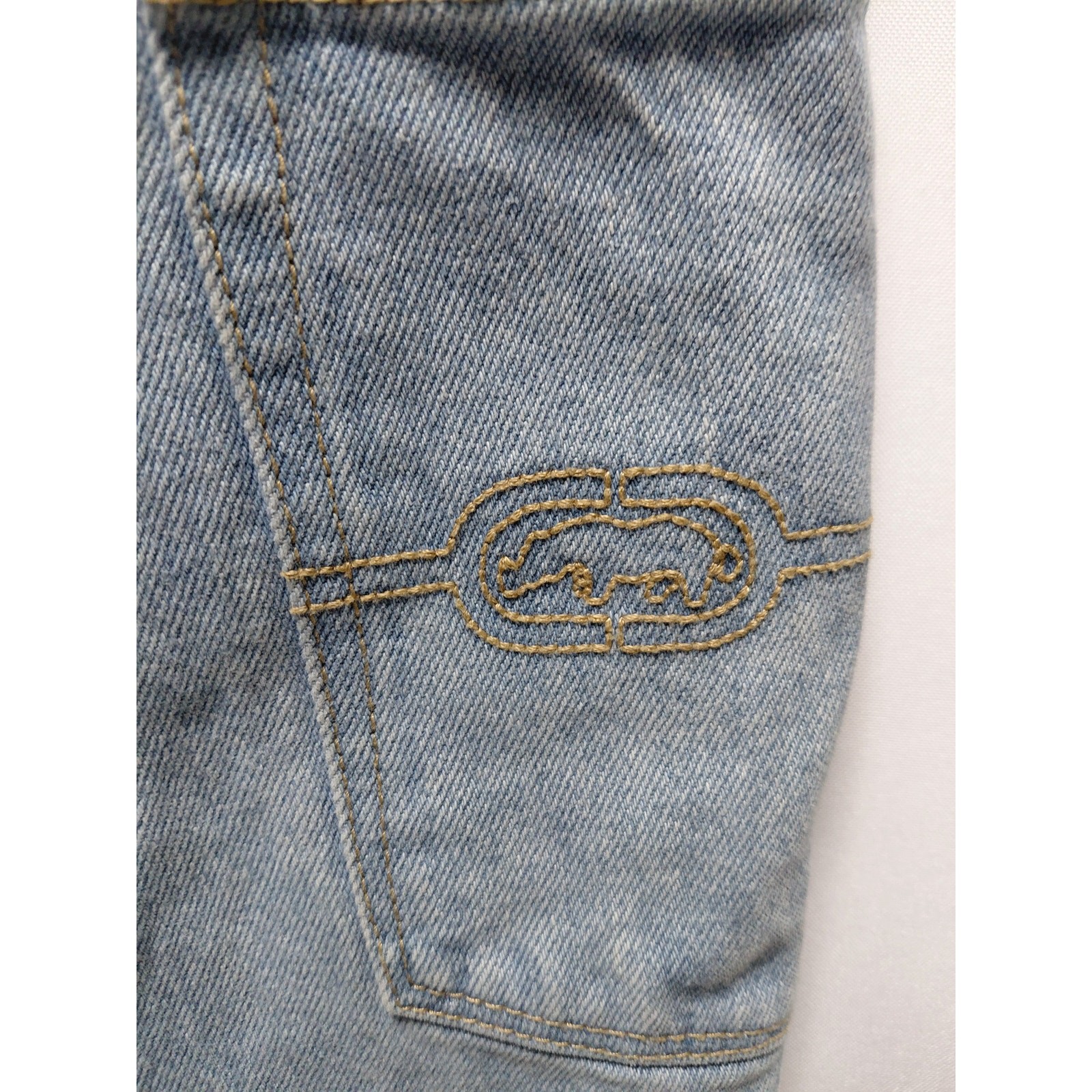 Ecko Unlimited Denim Jeans Light Wash Mid (10-12 in) Relaxed Men Size 34