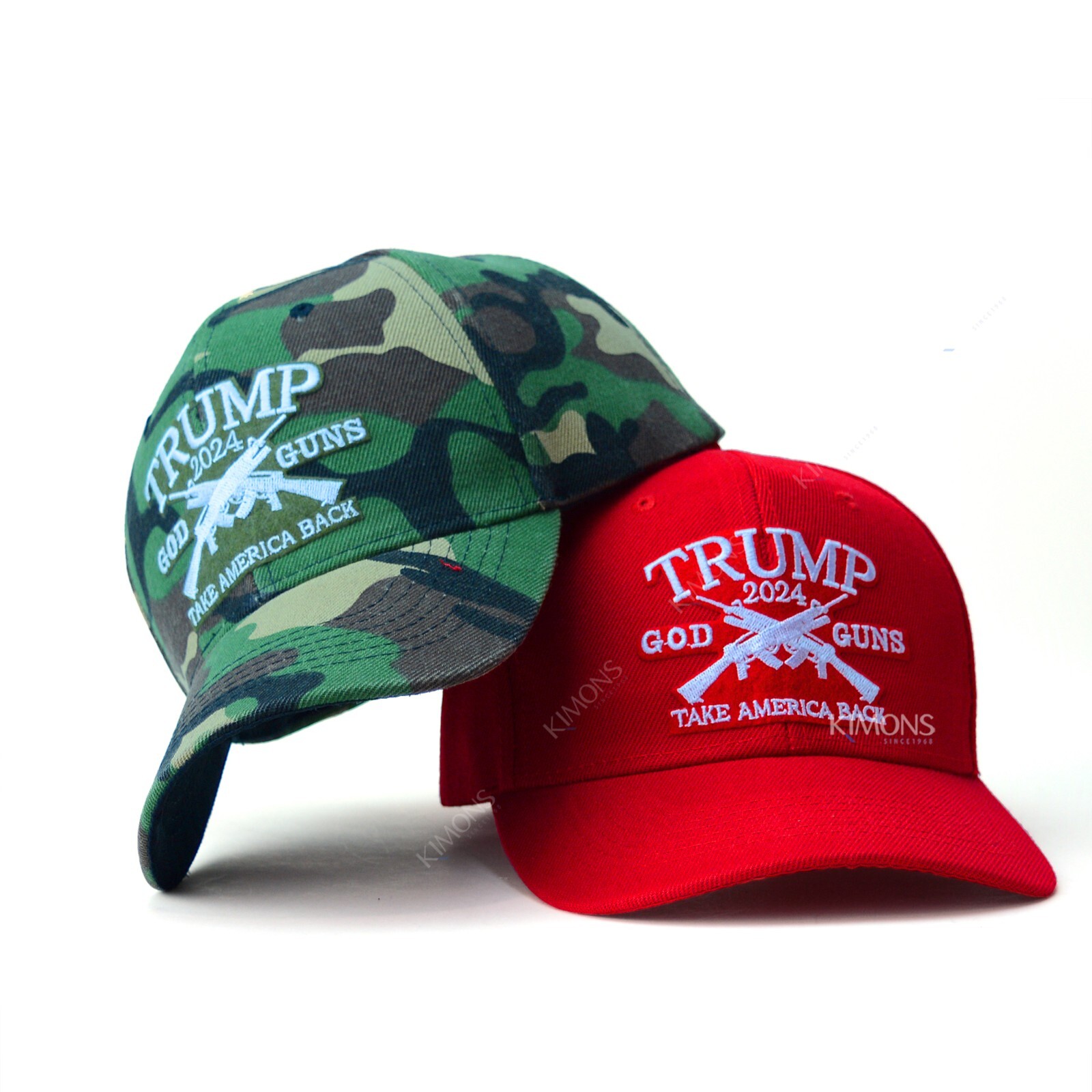 Trump 2024 “God Guns” – Take America Back Flag Hat Baseball Cap