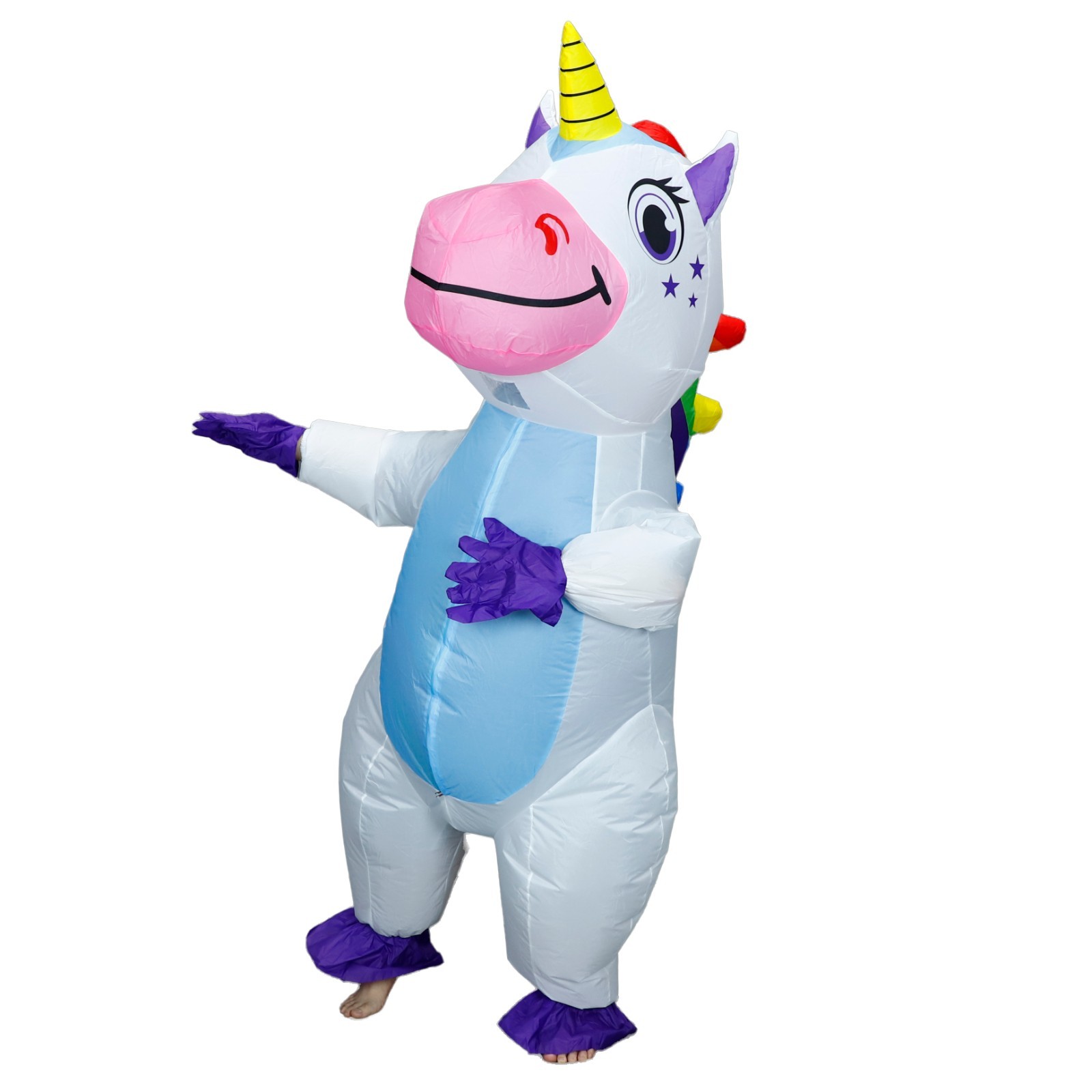 Giant Unicorn Inflatable Costume Adult Blow Up for Events & Party Cosplay Outfit