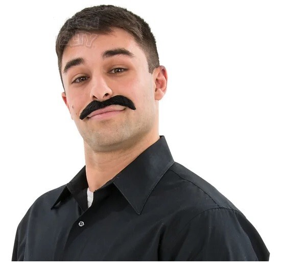 Self-Adhesive Fake Mustache Set (3pcs) – Party Theater Costume Prop Novelty