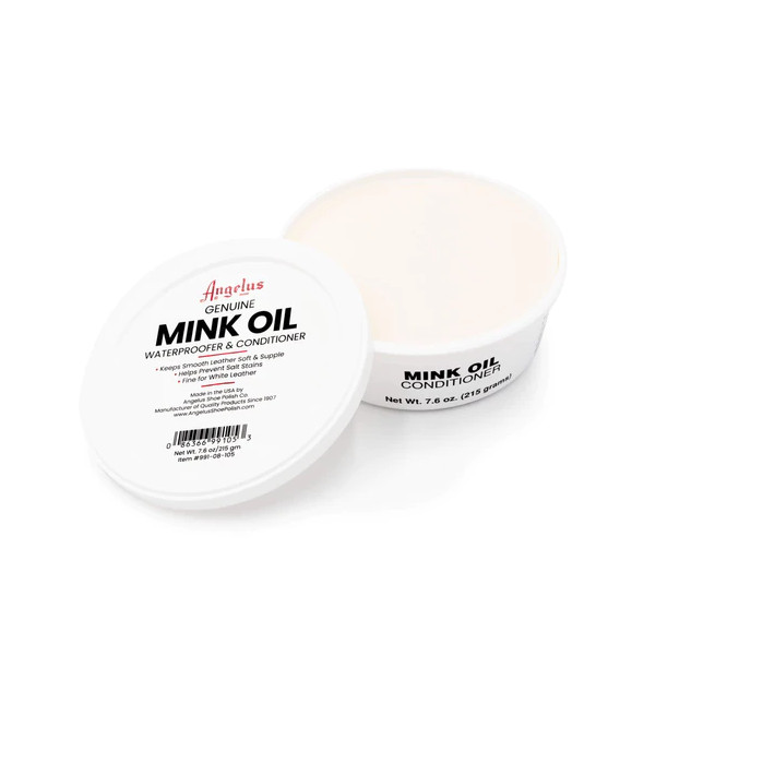 Angelus Genuine Mink Oil Waterproofer And Conditioner 7.6 oz / 215gm for Leather