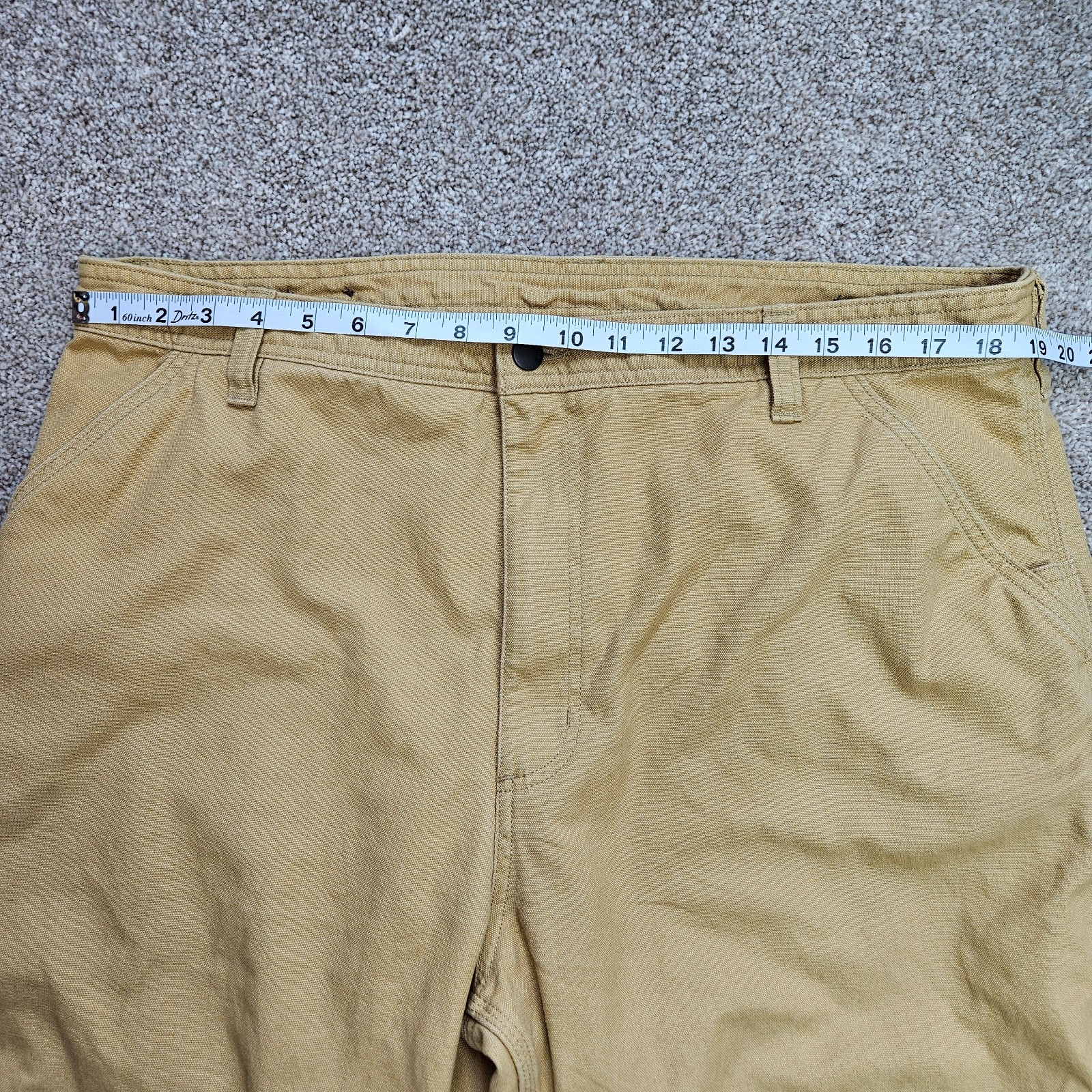 Patagonia All Seasons Hemp Canvas Double Knee Pants Women 18 Tan Workwear