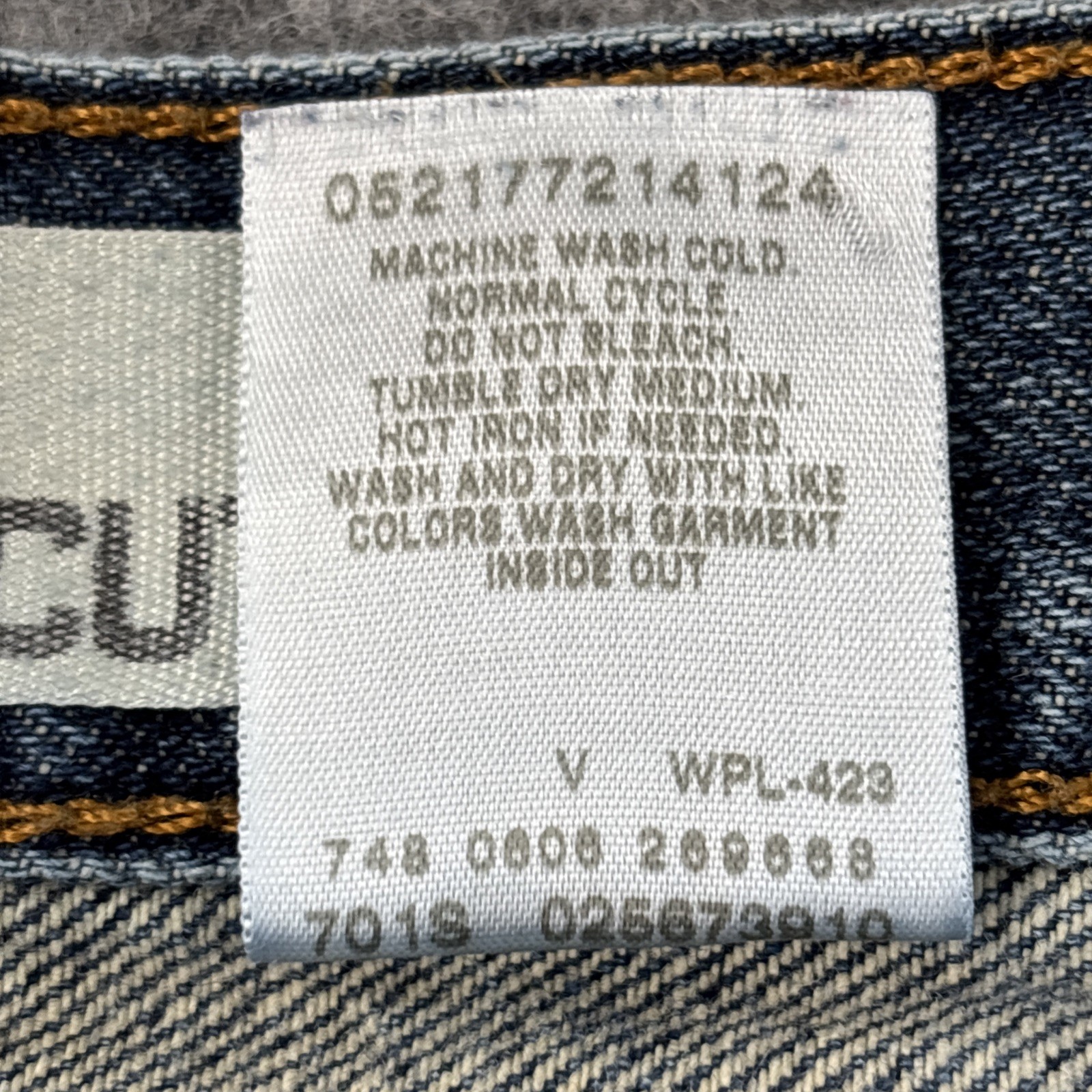 Levis’ Jeans Men’s 36 Loose Bootcut 567 Blue Vintage Button Fly 36×27