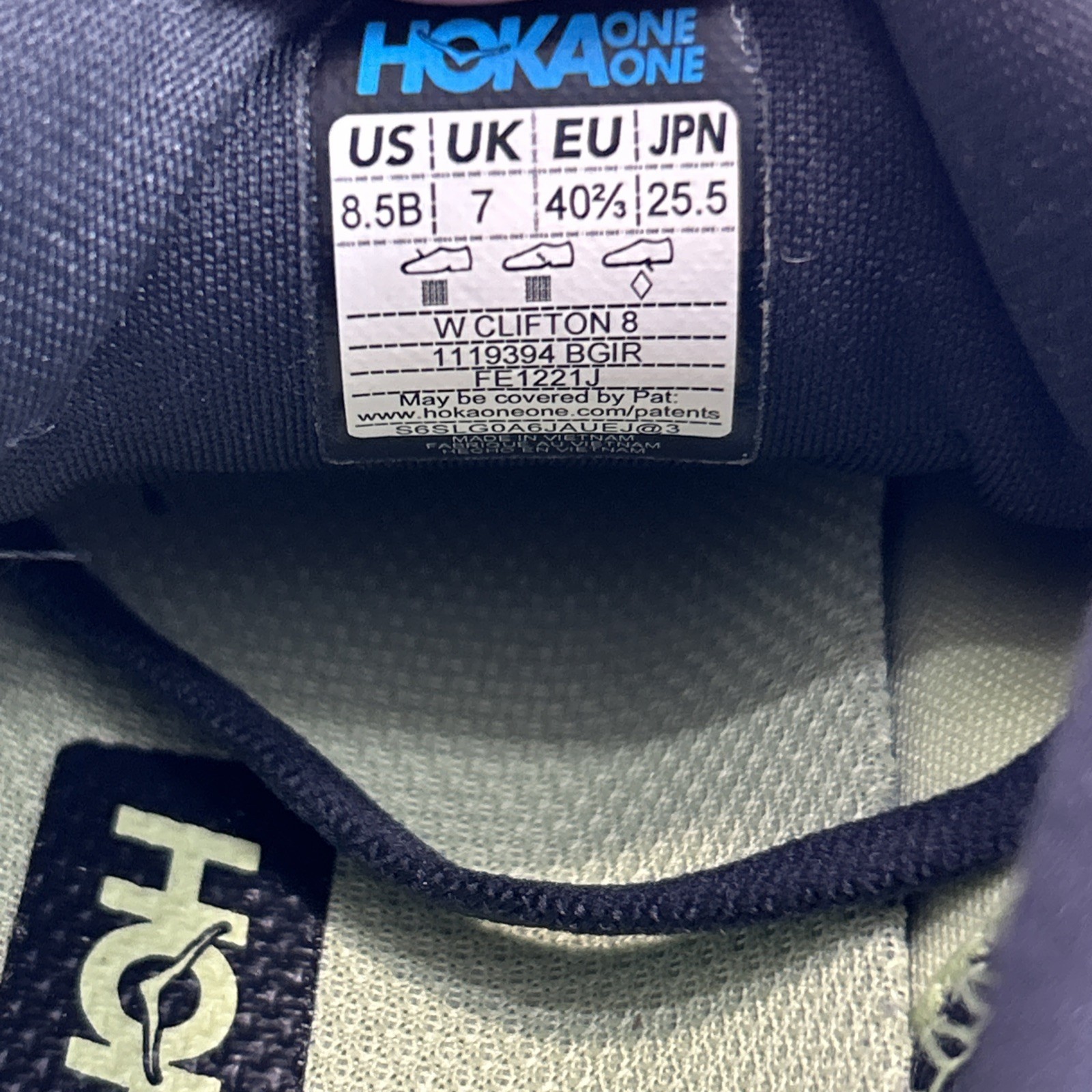 Hoka One One Clifton 8 Running Shoes Women’s Size 8.5B Ibis Rose Pink Sneakers